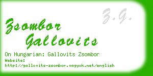 zsombor gallovits business card